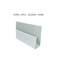 PERFIL J SIDING BLANCO 3 M