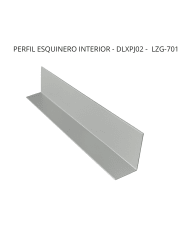 PERFIL ESQUINERO SIDING INTERIOR GRIS 3 M