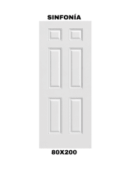 PUERTA INTERIOR SINFONIA 80X200