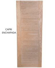 PUERTA INTERIOR CAPRI ENCHAPADA 90X200