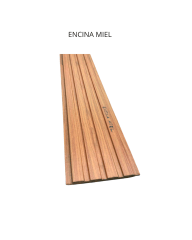 REVESTIMIENTO RIPADO 12X160X2400 ENCINA MIEL