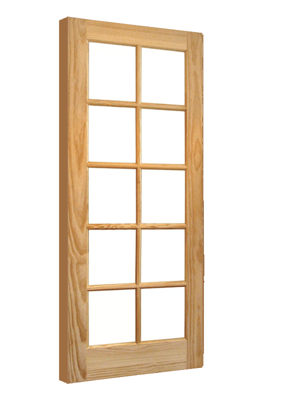 PUERTA EXTERIOR 10 LUCES 75X2001