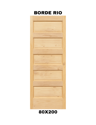 PUERTA EXTERIOR BORDE RIO 80X2003