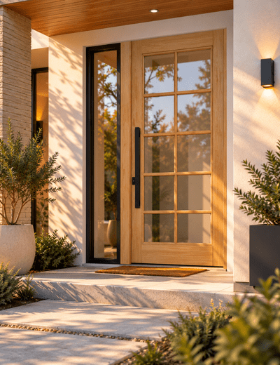 PUERTA EXTERIOR 10 LUCES 80X2002