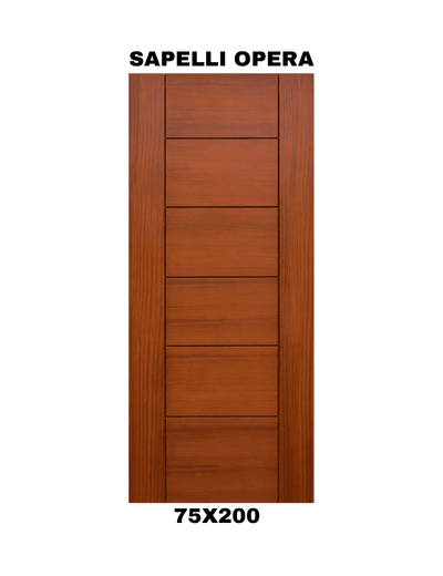 PUERTA ENCHAPADA SAPELLI OPERA BLACK 75X2003