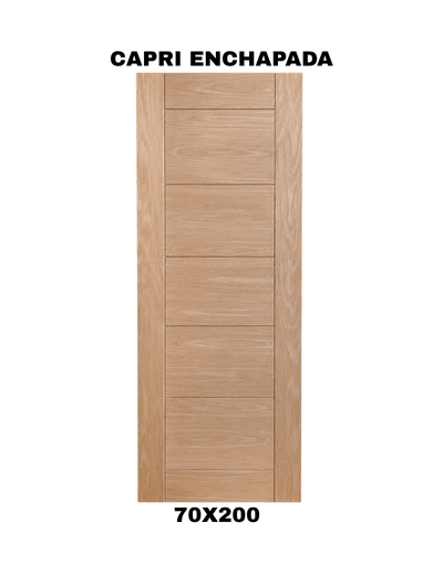 PUERTA INTERIOR CAPRI ENCHAPADA 70X2003