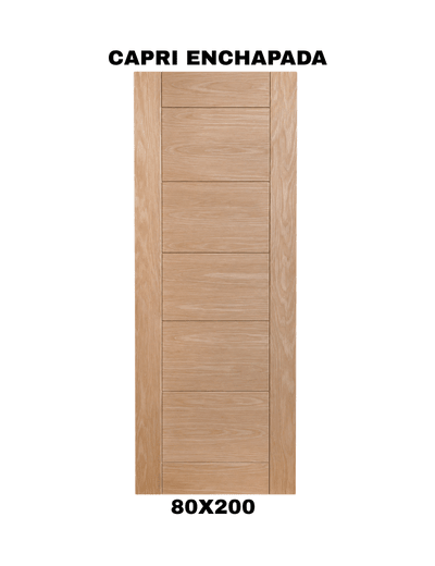 PUERTA INTERIOR CAPRI ENCHAPADA 80X2003