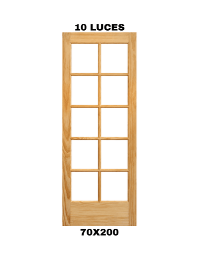 PUERTA EXTERIOR 10 LUCES 70X2003