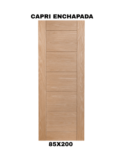 PUERTA INTERIOR CAPRI ENCHAPADA 85X2003