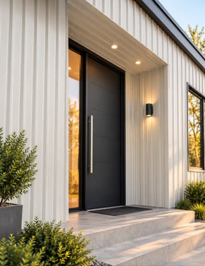 SIDING PANEL EXTERIOR BLANCO 16 MM 38,3X380 CM2