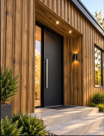 SIDING PANEL EXTERIOR MADERA NOGAL 16 MM 38,3X380 CM2