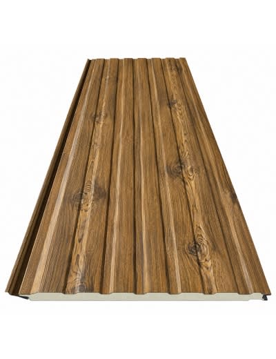 SIDING PANEL EXTERIOR MADERA NOGAL 16 MM 38,3X380 CM3