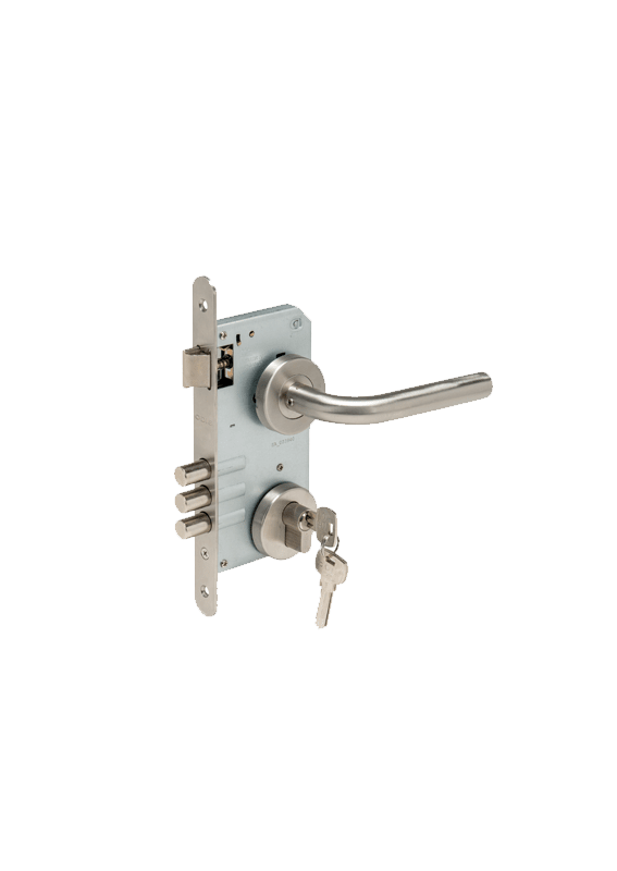 CERRADURA EMBUTIR ODIS INOX 202 - MODELO 93801