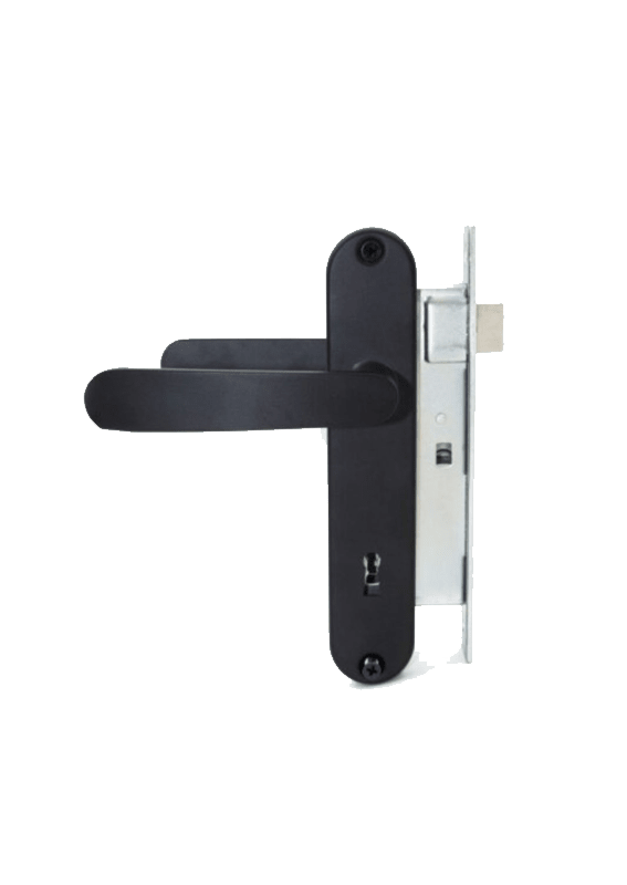 CERRADURA EMBUTIR SIMONA 7040 DORMITORIO NEGRO - ODIS1