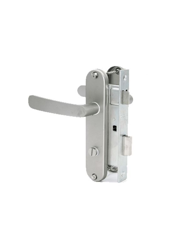 CERRADURA EMBUTIR SIMONA 7040 BAÑO PLATA - ODIS1