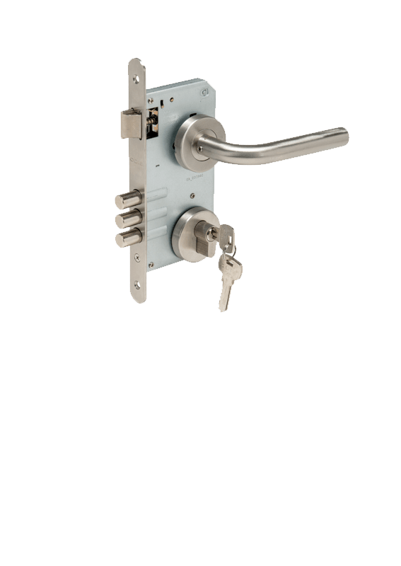 SET ACCESO CERRADURA EMBUTIR INOX - 14121