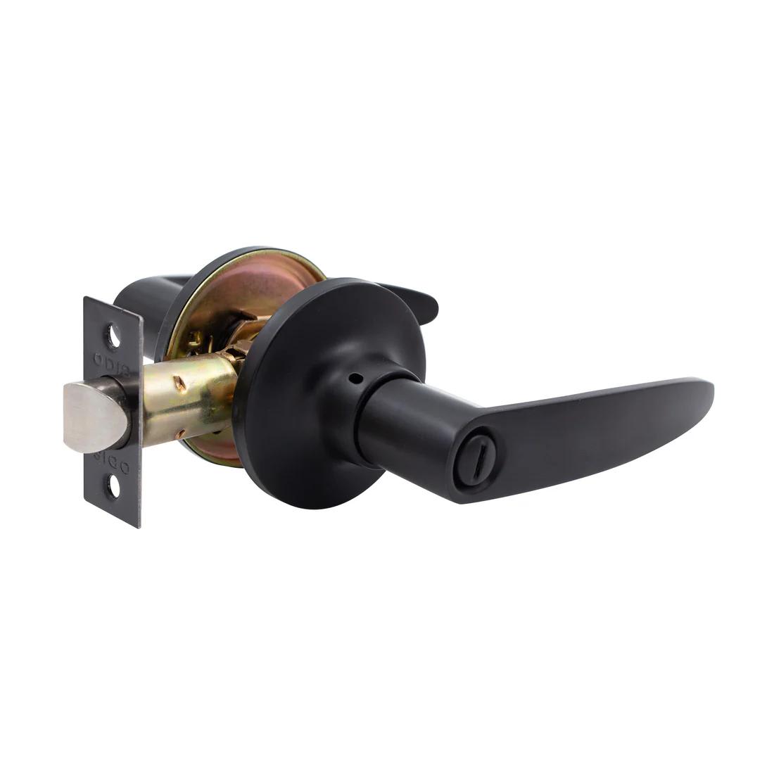 CERRADURA TUBULAR BANO NEGRO  2031