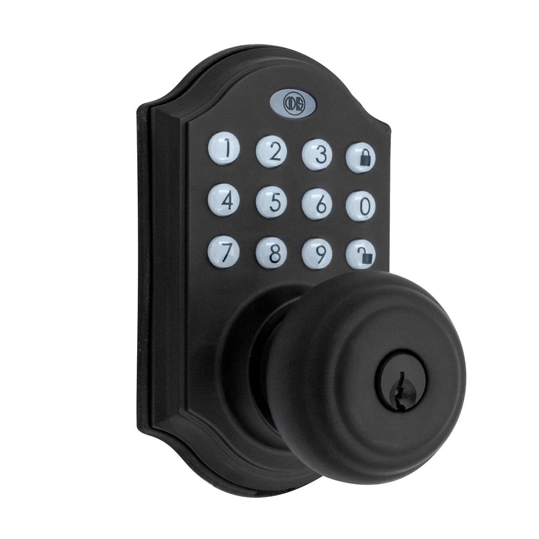CERRADURA DIGITAL ODIS COLONIAL CON POMO 5500 NEGRO1