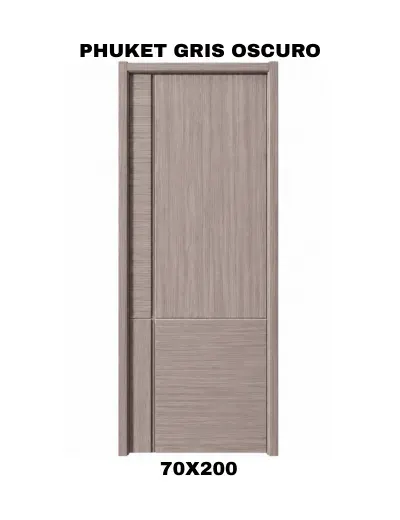 PUERTA INTERIOR HDF PHUKET GRIS OSCURO 70X2001