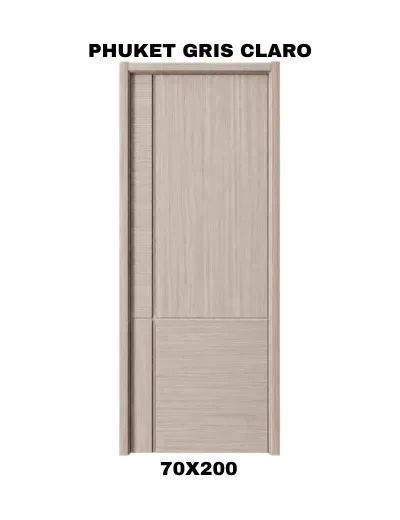 PUERTA INTERIOR HDF PHUKET GRIS CLARO 70X2001