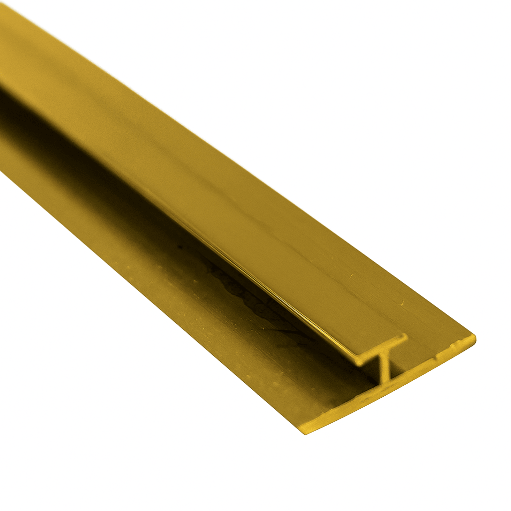 PERFIL H (UNIÓN) DORADO1