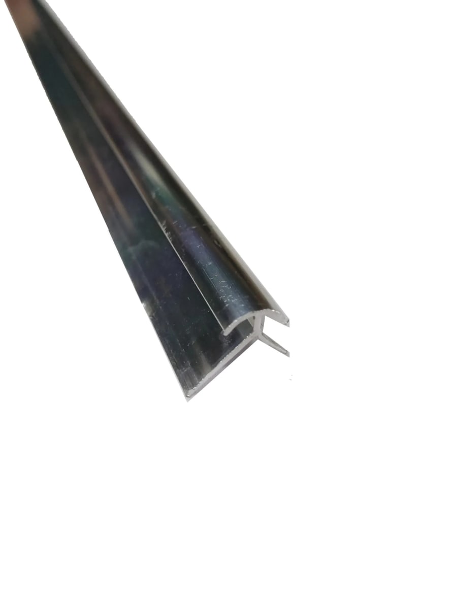 PERFIL UV Y EXTERIOR PLATEADO 2,40 M1
