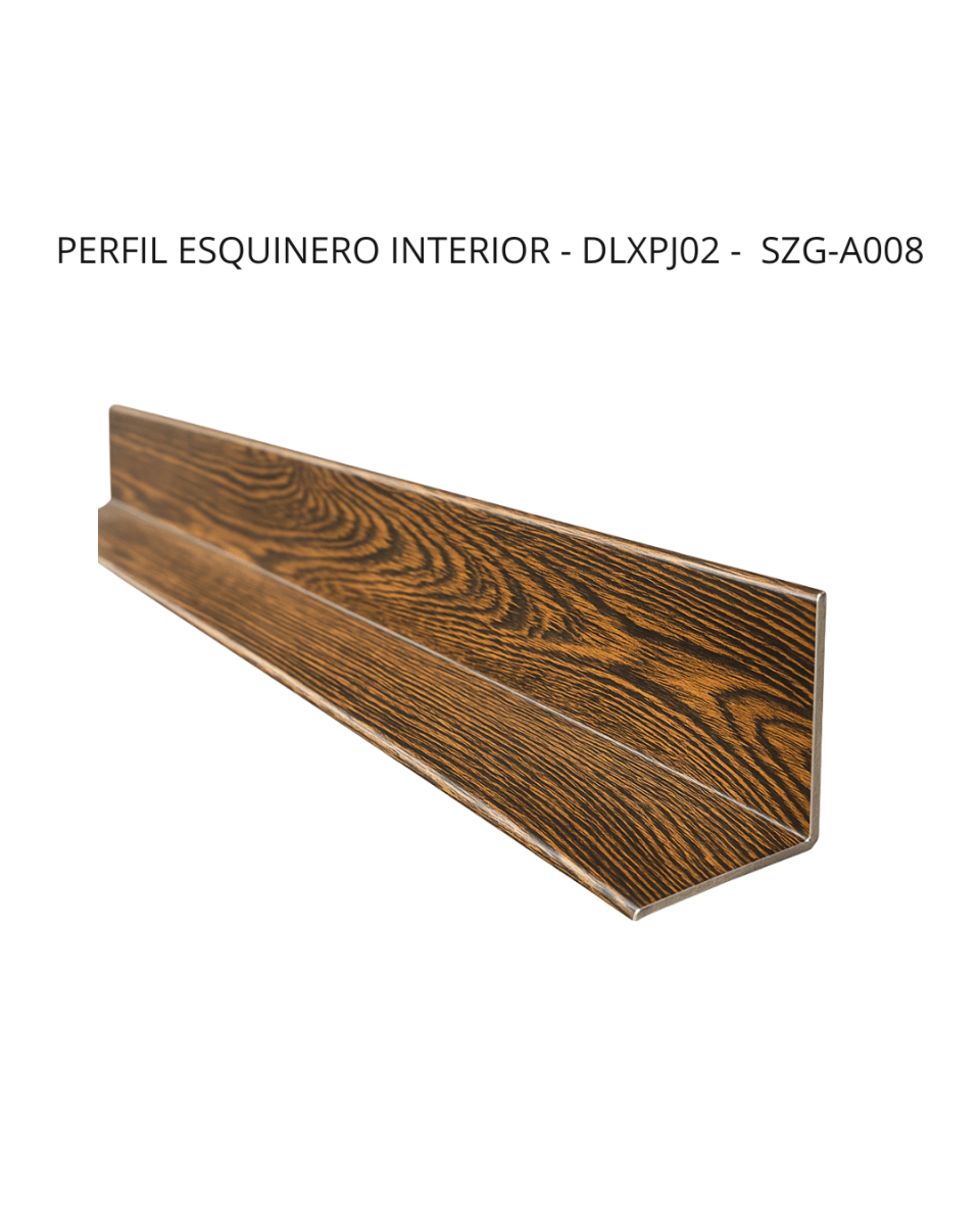 PERFIL ESQUINERO SIDING INTERIOR WENGUÉ 3 M1