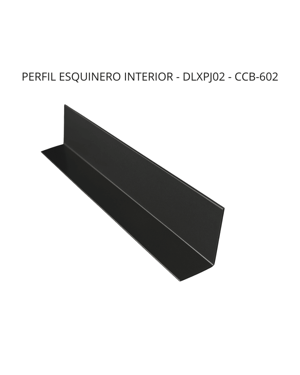 PERFIL ESQUINERO SIDING INTERIOR NEGRO 3 M1