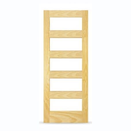 PUERTA EXTERIOR BORDE RIO VIDRIADA 85X2001