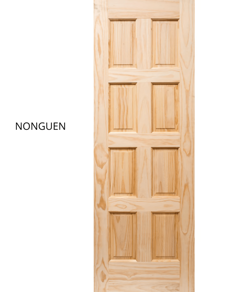 PUERTA EXTERIOR NONGUEN RADIATA 90X2001