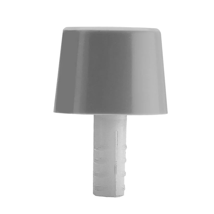 Tope Puerta Odis Plastico Conico Gris1