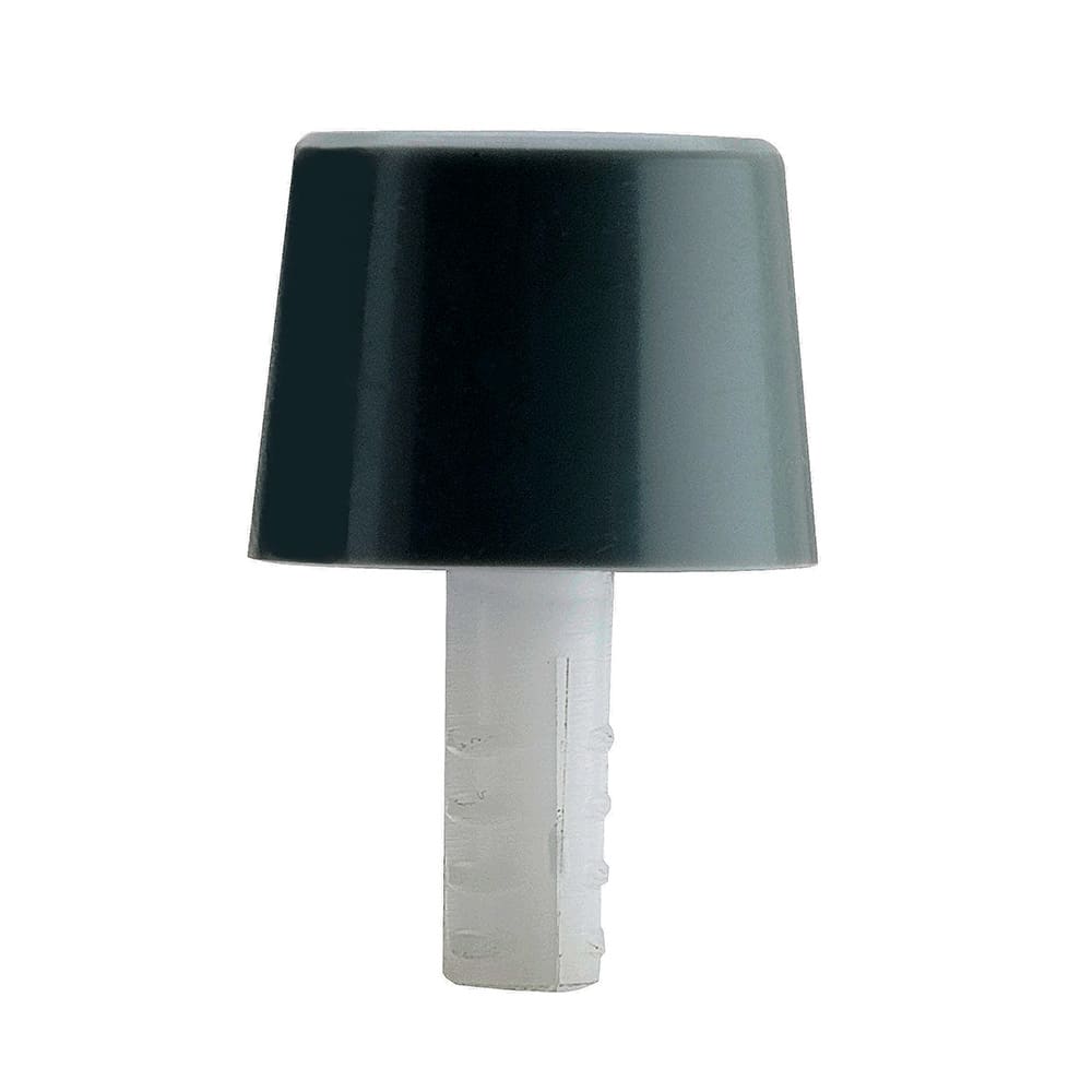 Tope Puerta Odis Plastico Conico Negro1