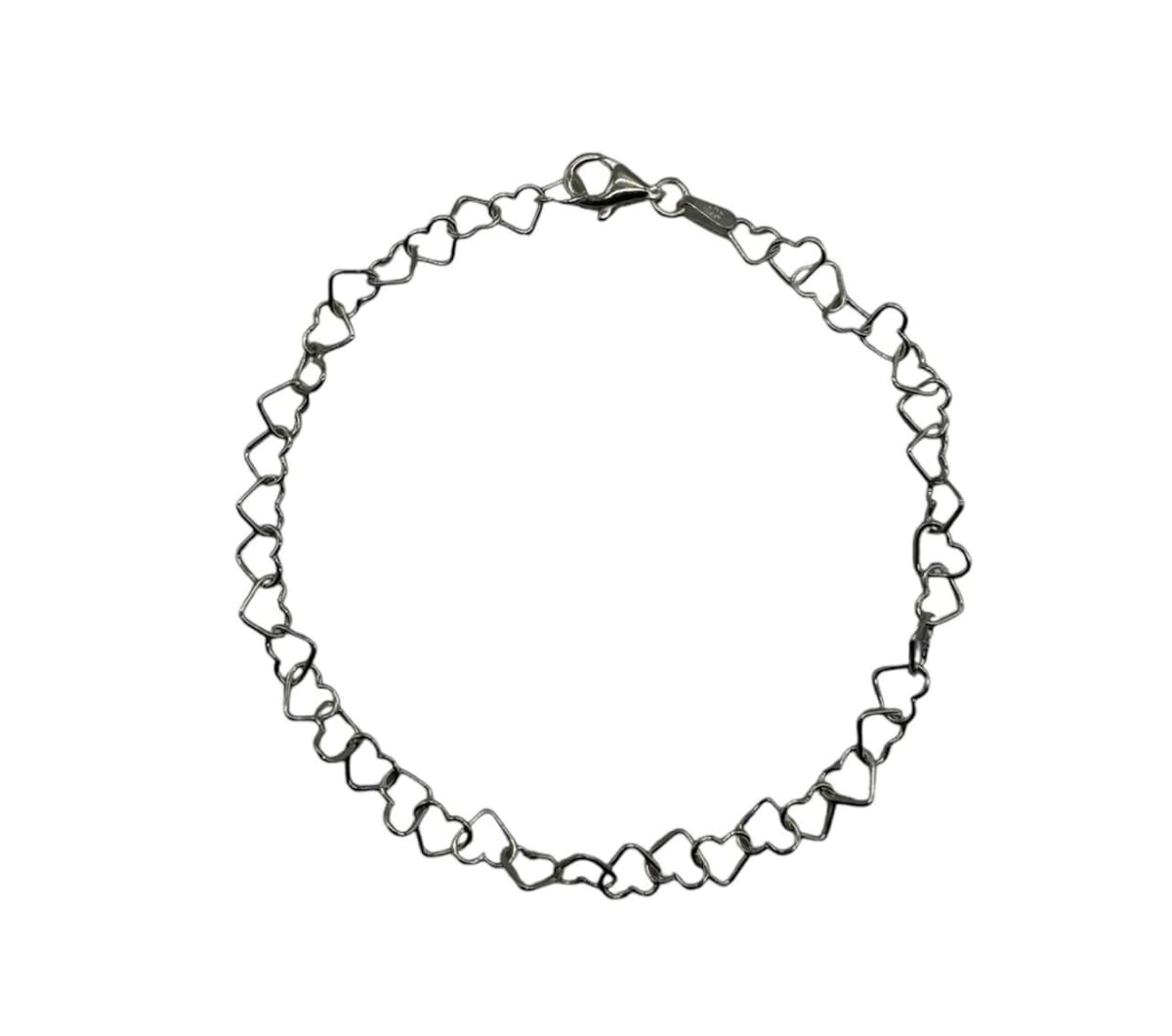 Pulseras De Plata Para Mujer Silverly Anillo De Plata De Ley 925 Con Forma De Corazón – Banda De Filigrana – Anillos De Promesa De Amor – Corazones Recortados – Anillos De