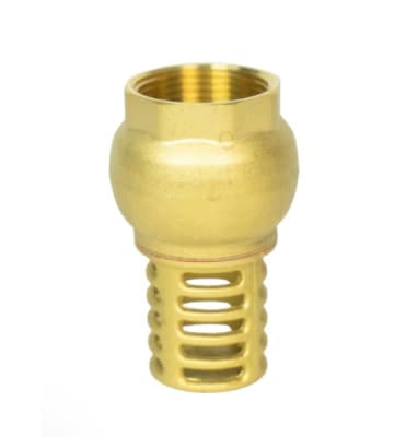 VALVULA DE PIE LATON 3''1