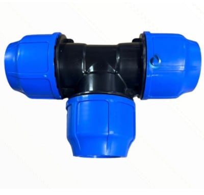 TEE HDPE COMPRESION 32MM - PN161