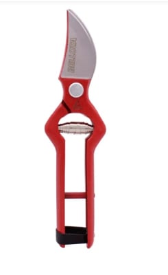 TIJERA ROJA PODA MANGO DE ACERO 20 MM BELLOTA1