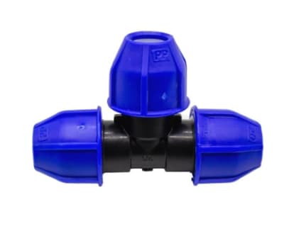 TEE HDPE COMPRESION 63MM - PN161