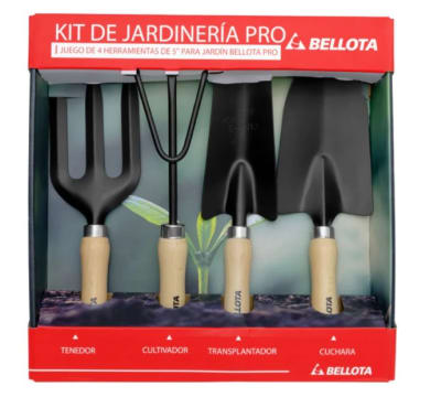 KIT JARDINERIA 4 HERRAMIENTAS PRO BELLOTA1