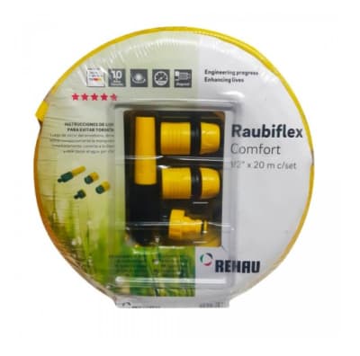 MANGUERA REHAU RAUBIFLEX 1/2'' 20 MTS CON ACCESORIOS1