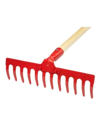 RASTRILLO METALICO 12 DIENTES MANGO MADERA BELLOTA1