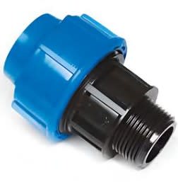 TERMINAL HE HDPE COMPRESION 25 X 3/4