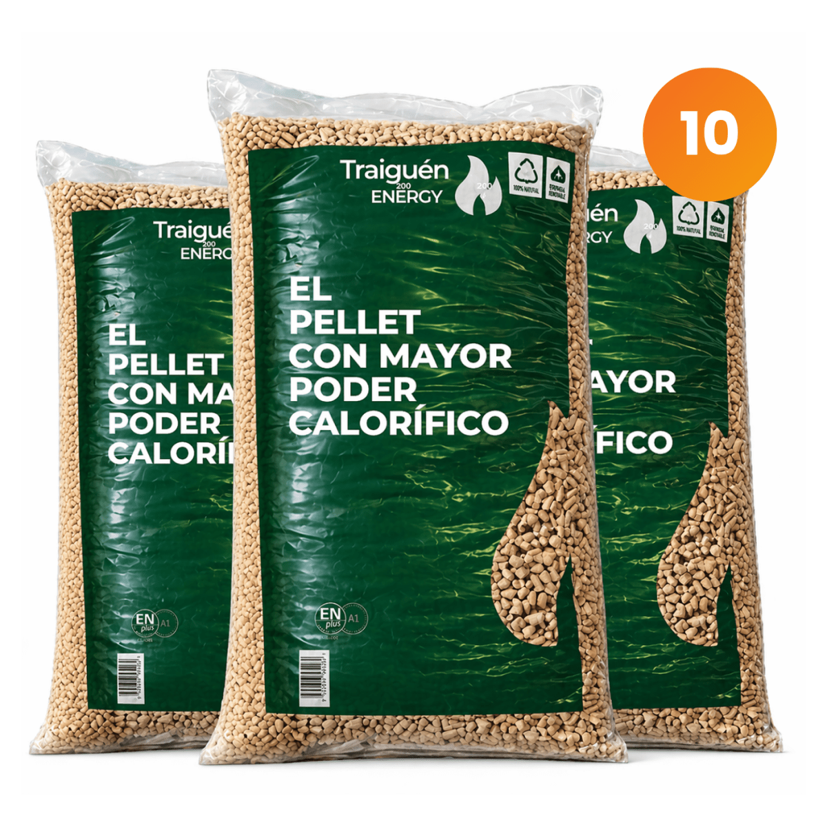 Pellet Tostado - 10 BOLSAS1