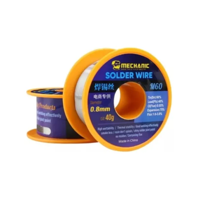 ESTAÑO EN ROLLO HILO MECHANIC M60 (40GRA 0.8MM)1