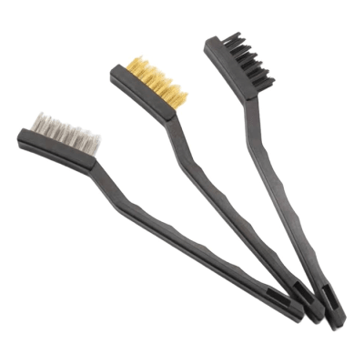 KIT CEPILLOS X3 NILON ACERO ALAMBRE1
