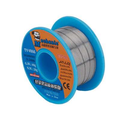 MECHANIC ESTAÑO EN ROLLO TY V866 0.2MM1