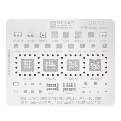 PLANTILLA REBALLING A10S/A60/A90 /SAM 131
