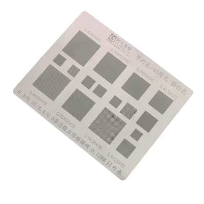 PLANTILLA REBALLING BGA UNIVERSAL 0,3, 0,35, 0,4, 0,51