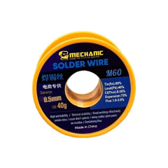 ESTAÑO EN ROLLO HILO MECHANIC M60 (40GRA 0.5MM)