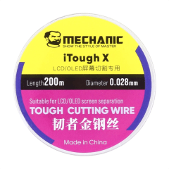 MECHANIC HILO CROMADO 0.28MM X200M iThoughX