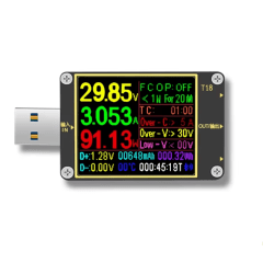 USB TESTER T18 POTENCIA CC